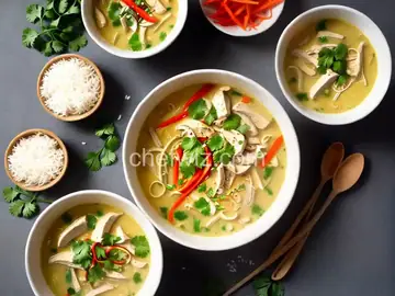 Tom Kha Gai (Thai Chicken Soup with Coconut and Galangal)
