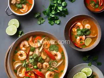 Tom Yum Seafood Soup