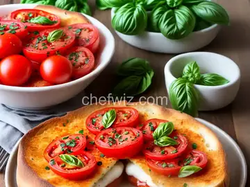 Tomato Basil Mozzarella Melt