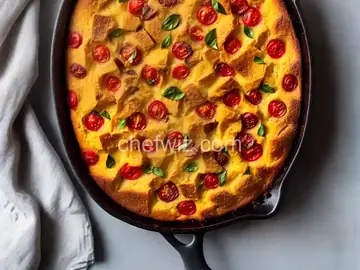 Tomato Bread Pudding