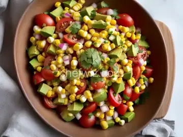 Tomato, Corn and Avocado Salsa