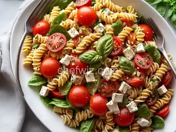 Tomato Feta Pasta Salad