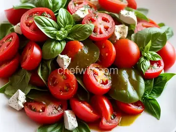 Tomato Salad With Basil Vinaigrette