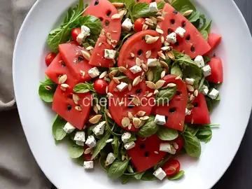 Tomato-Watermelon Salad With Feta and Toasted Almonds