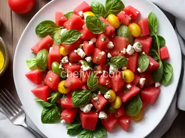 Tomato Watermelon Salad
