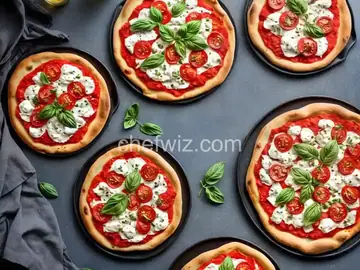 Tomato and Stracciatella Pizzas