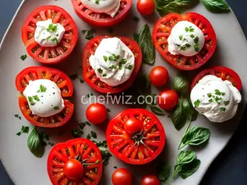 Tomatoes and Burrata