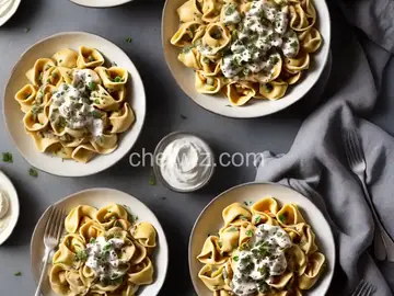 Tortellini With Pumpkin Alfredo Sauce