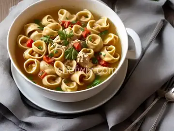 Tortellini in Chicken Broth