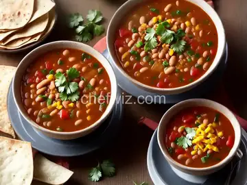 Tortilla and Bean Soup