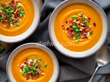 Trader Joe's Butternut Squash Soup with Bacon