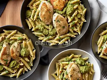 Trader Joe's Pesto Penne with Chicken