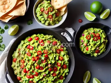 Traditional Mexican Guacamole