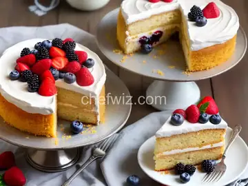 Tres Leches Cake with Berries