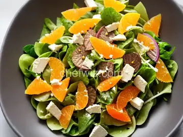Treviso Salad with Orange Vinaigrette and Manchego