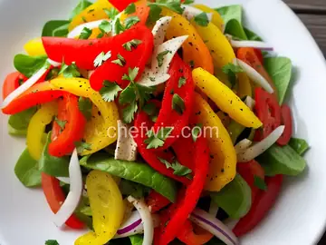 Tri-Pepper Salad