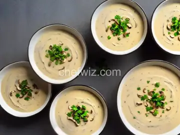 Trio of Mushroom Soup (Cream of Mushroom Soup)