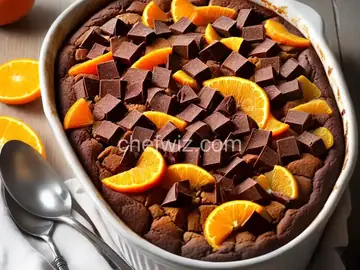 Trishie's Chocolate and Orange Bread Pudding