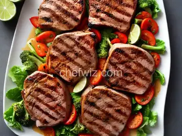 Tropical Grilled Pork Chops