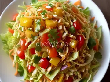 Tropical Slaw with Sweet & Sour Dressing
