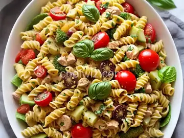 Tropical Vegan Pasta Salad