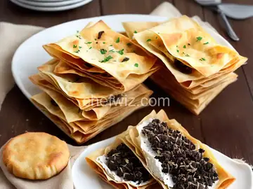Truffle-Parmesan Phyllo Crackers