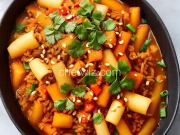 Tteokbokki (Korean Rice Cakes) Recipe