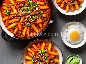 Tteokbokki (Korean Spicy Rice Cakes)