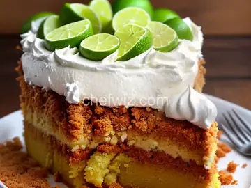 Tudy's Key Lime Pie Poke Cake