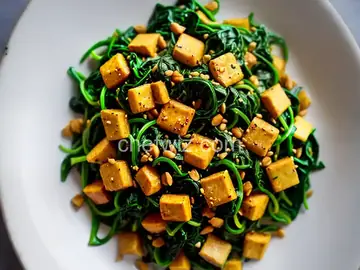 Tumis Kangkung (Sauteed Water Spinach)