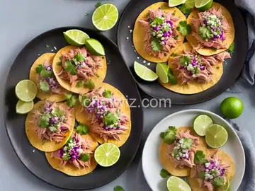 Tuna Lime Tostadas
