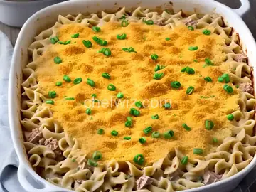 Tuna Noodle Casserole from Scratch