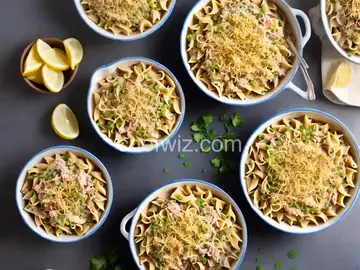Tuna Noodle Casserole with Potato Chip Topping