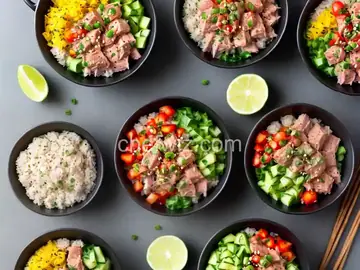 Tuna Poke Bowls