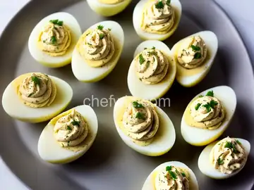 Tuna Stuffed Deviled Eggs