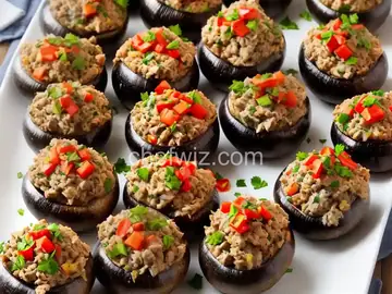 Tuna-Stuffed Mushrooms