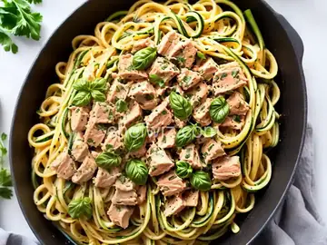 Tuna Zucchini Elbow Pasta