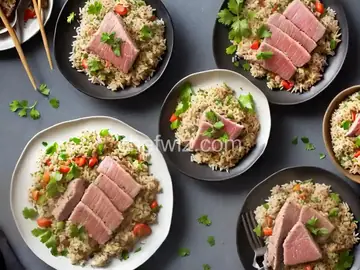 Tuna with Rice Pilaf