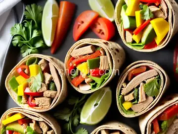 Turkey Fajita Wraps