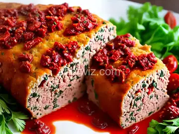 Turkey Meatloaf with Feta and Sun-Dried Tomatoes