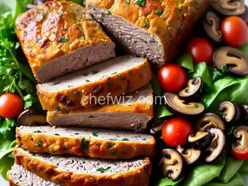Turkey Meatloaf with Mushrooms and Herbs