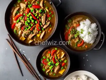Turkey Neck Gumbo Over Rice
