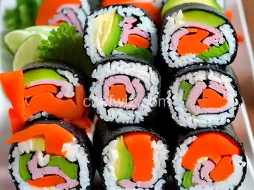 Turkey Roll Sushi