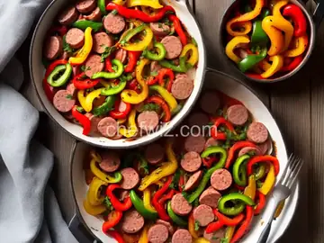 Turkey Sausage and Peppers