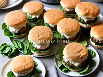 Turkey-Spinach Sliders