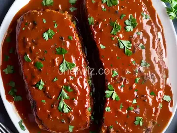 Turkey and Wild Mushroom Meatloaf Patties with Pan Gravy