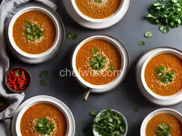 Turkish Red Lentil 'Bride' Soup