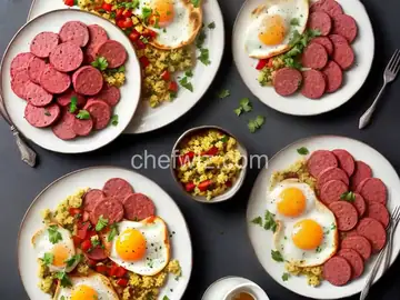 Turkish Sausage & Eggs (Sucuklu Yumurta)