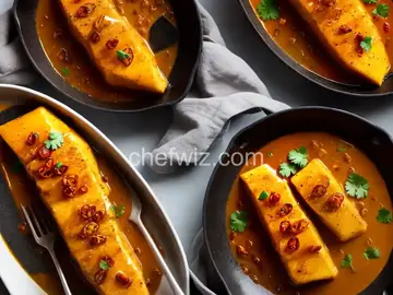 Turmeric Caramel Cod