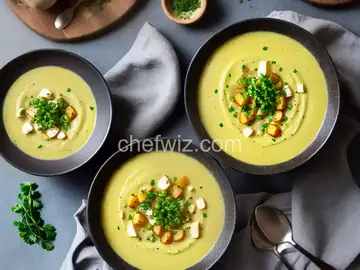 Turnip, Potato and Garlic Soup